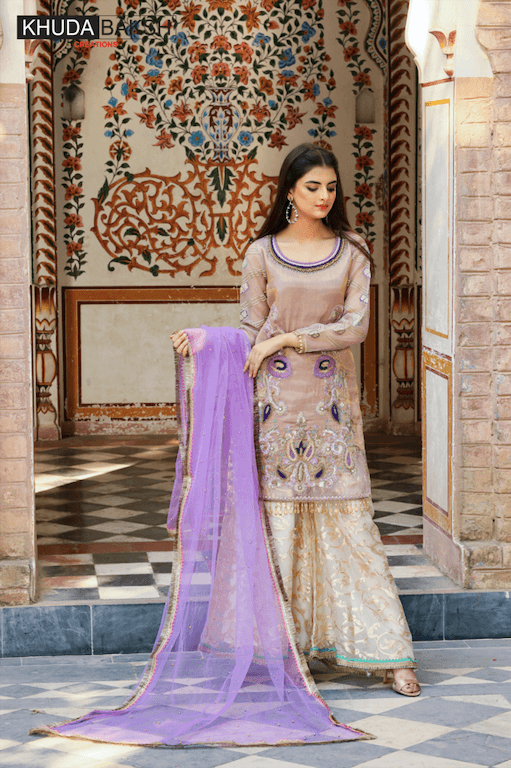 Z-221 Lavender - KHUDA BAKSH CREATIONS