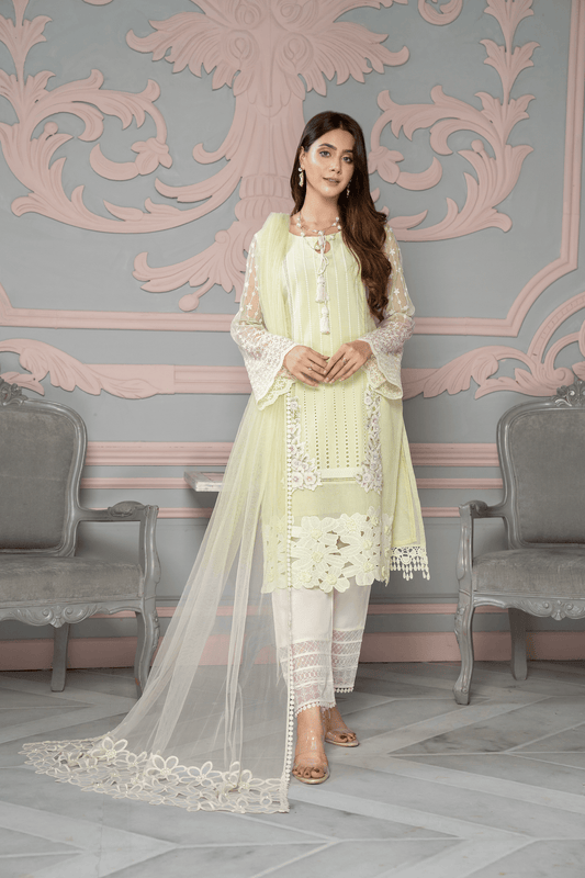 S-113 Lime - KHUDA BAKSH CREATIONS