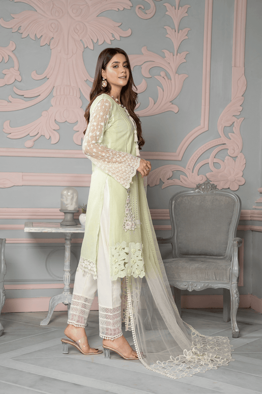 S-113 Lime - KHUDA BAKSH CREATIONS